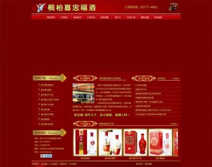 红色大气企业网站 标准代码 适合多个行业