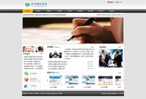 黑色企业网站 标准网站 大气简洁 标准代码