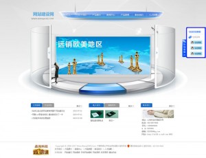简洁外贸公司电子科技类产品织梦模板