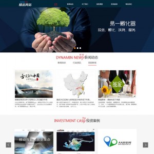 金融基金黄金投资类网站织梦模板