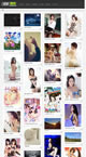 全屏瀑布流图片网站源码 瀑布流美女图库模板手机移动端